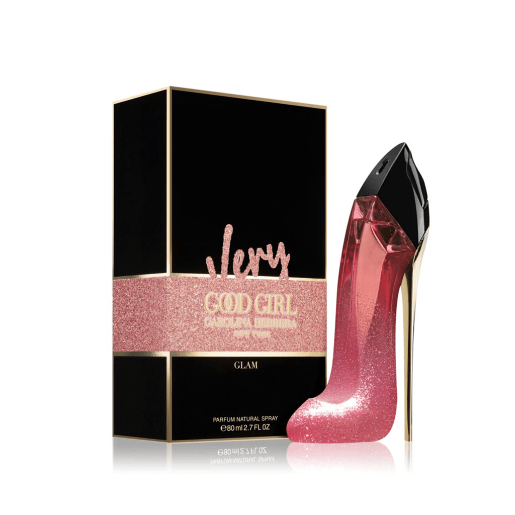 Carolina Herrera muy buena chica Glam Eau de Parfum Spray para mujeres (30 ml, 50 ml, 80 ml)